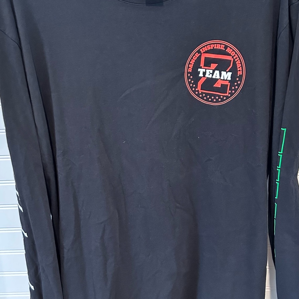 Team Zumba long sleeve T shirt